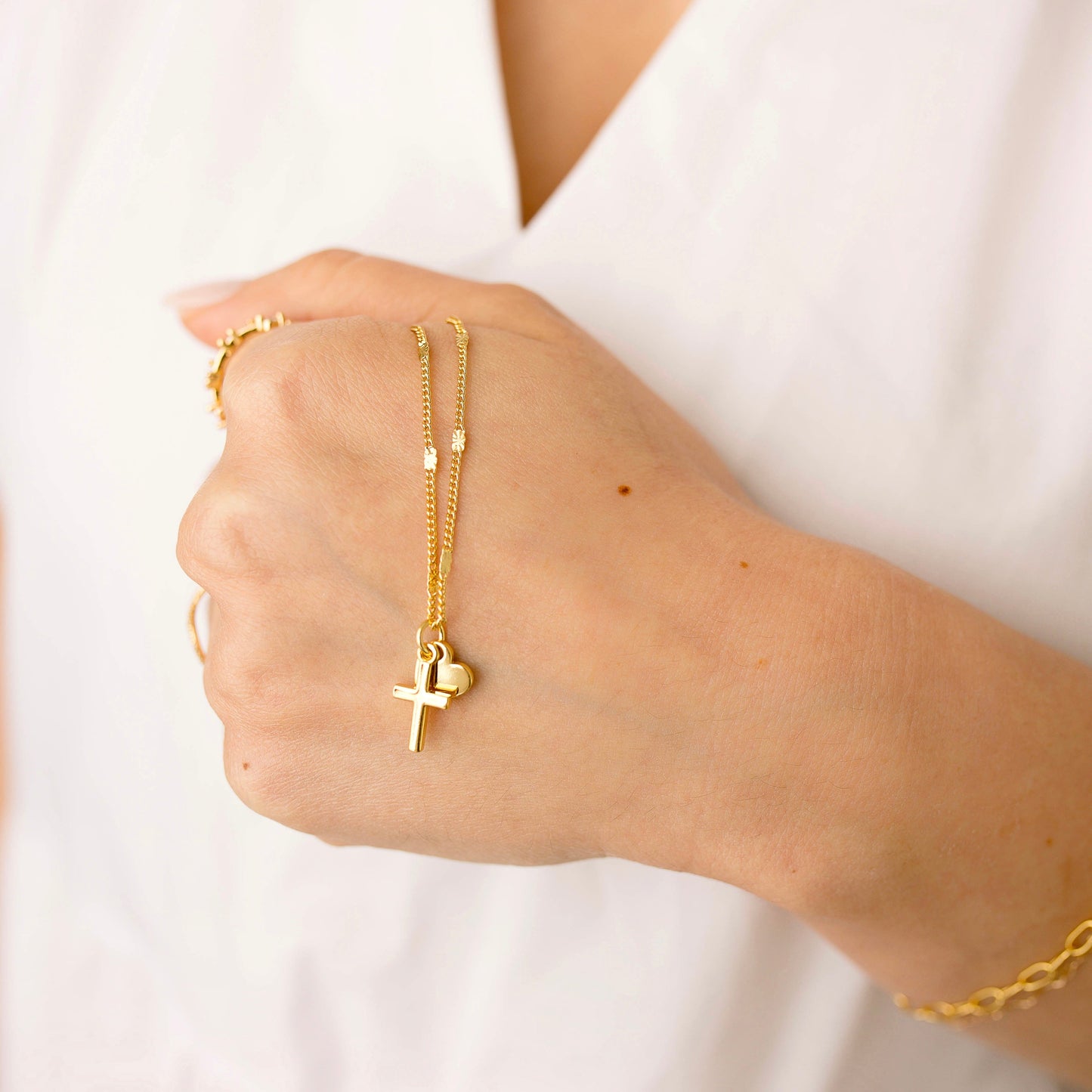 The Steadfast Love Cross & Heart Necklace