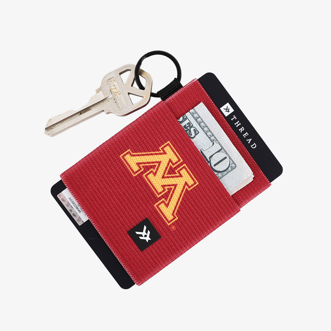 Minnesota Solid Maroon - Elastic Wallet