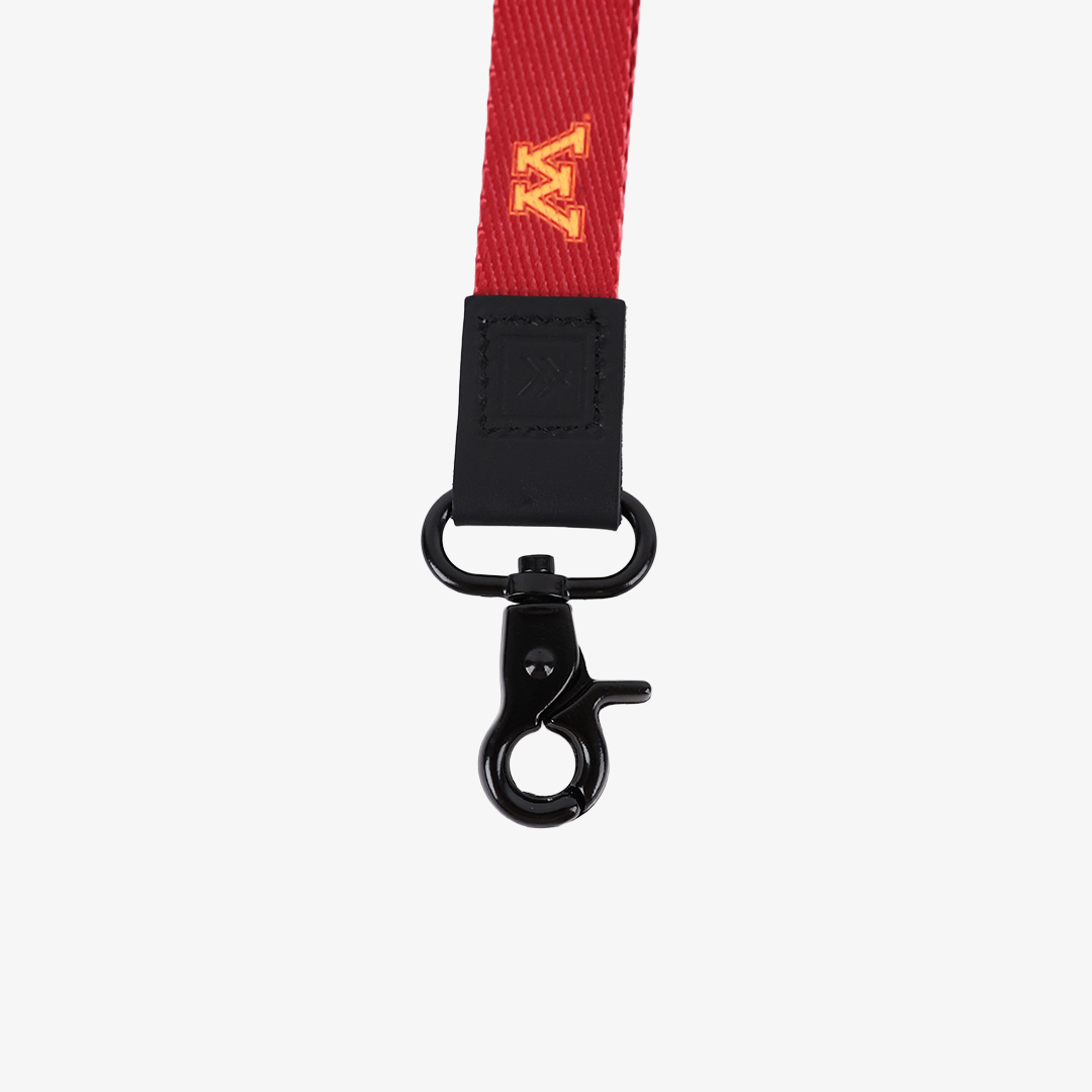Minnesota Solid Maroon - Wristlet Keychain