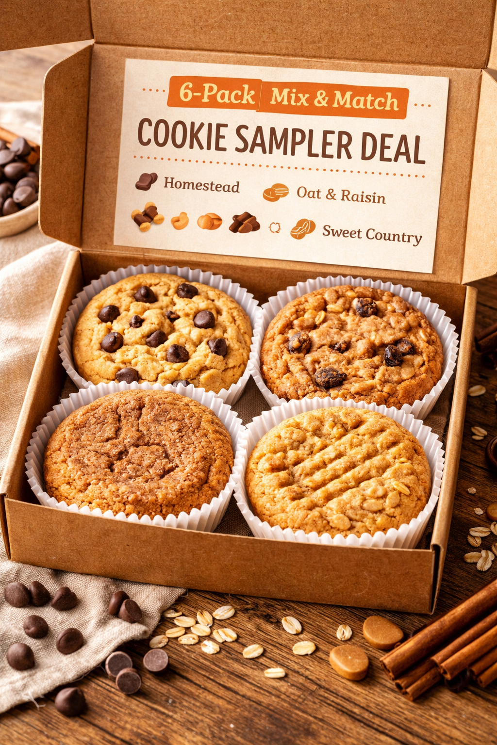 Mix & Match Cookie 6-Pack