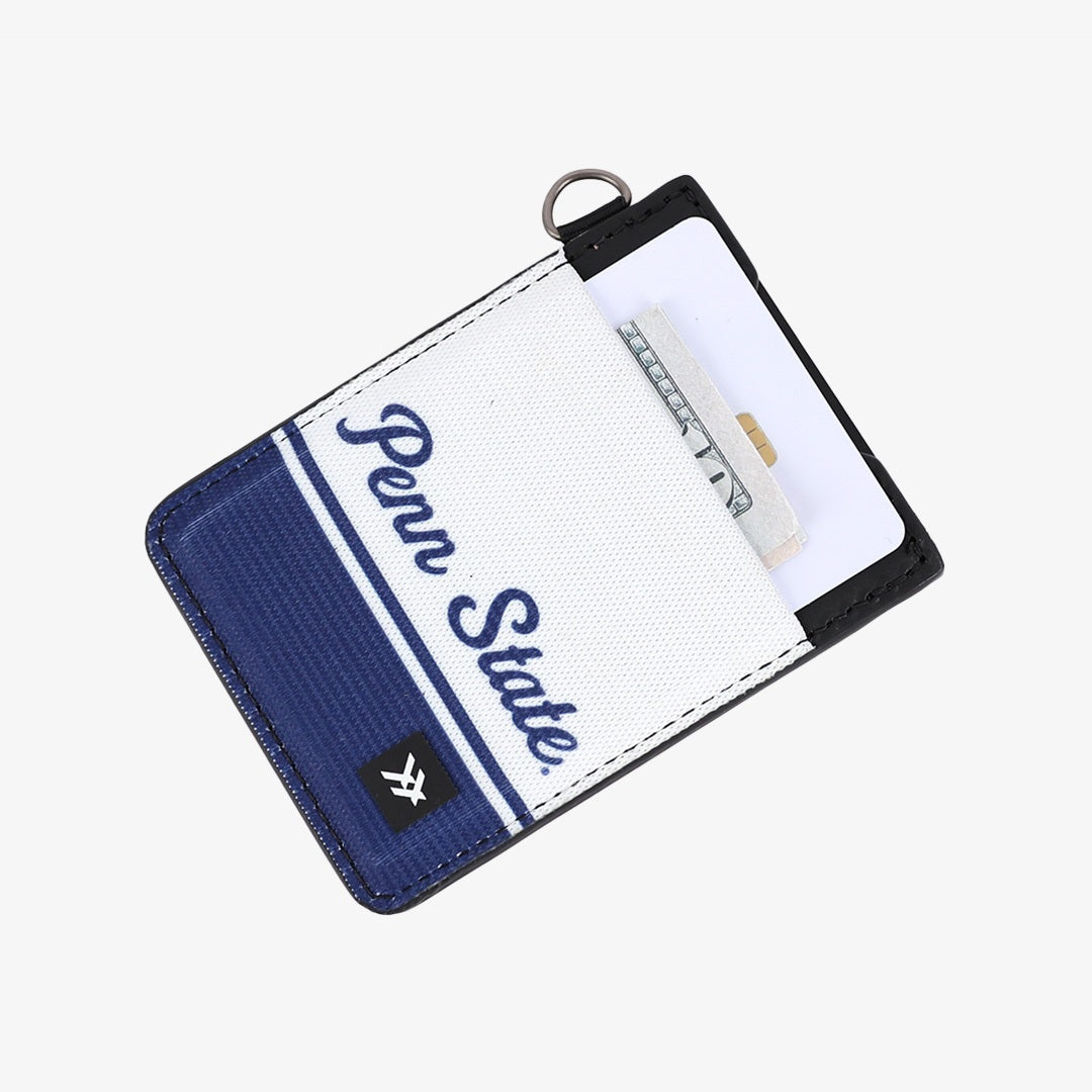 Penn Cursive - Vertical Leather Wallet