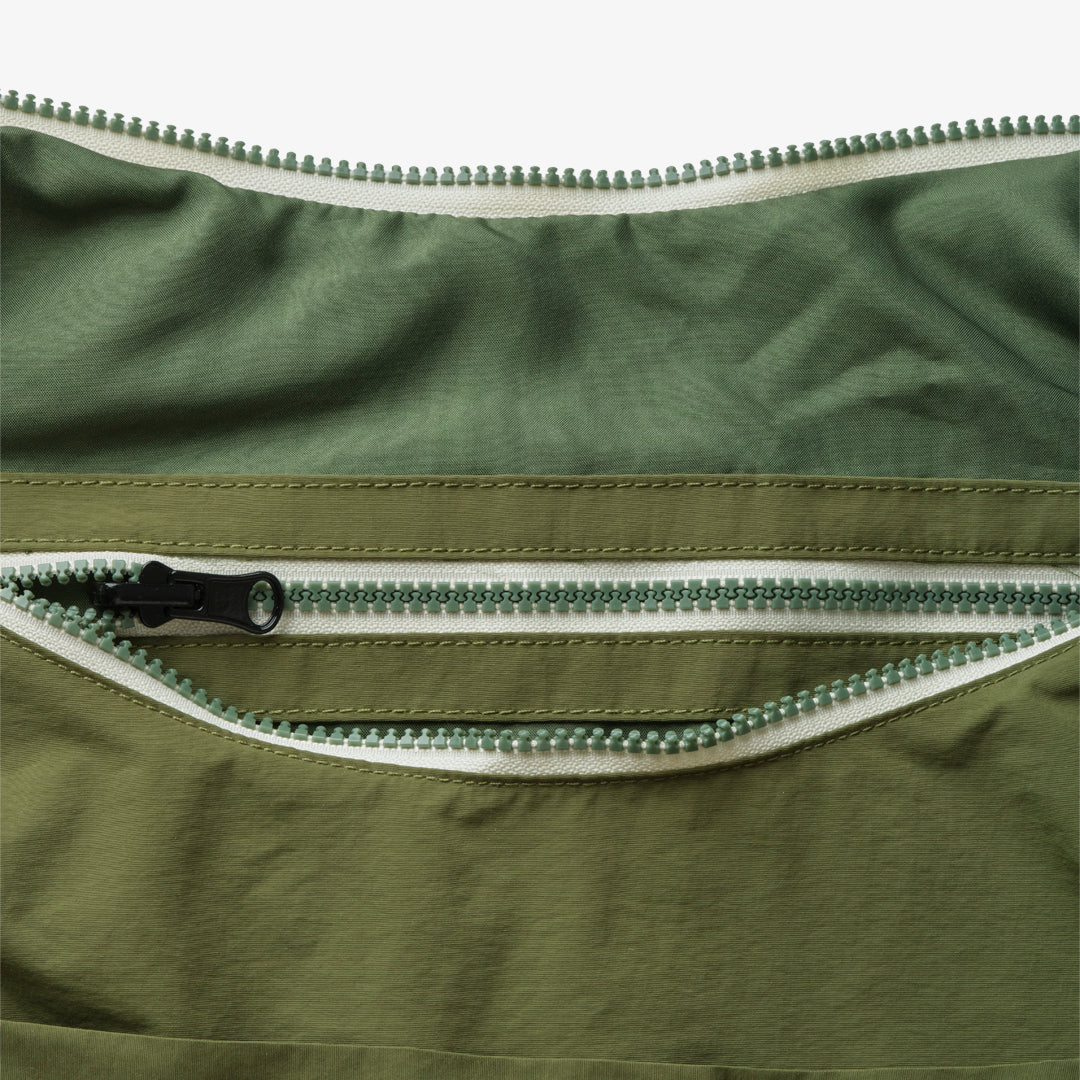 Olive - Small Slouchy Shoulder Bag