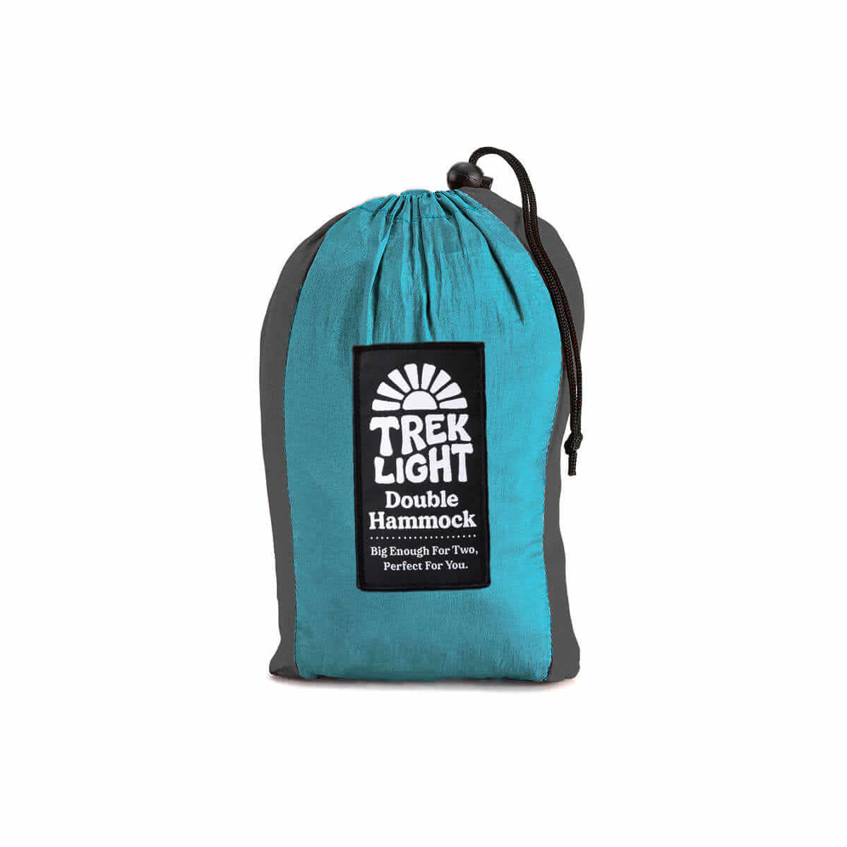 Double Hammock & Pro Hanging Straps (Aqua & Charcoal)